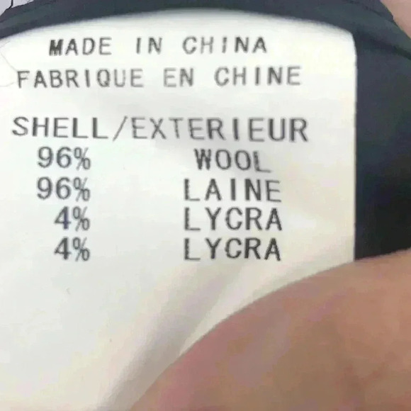 Theory Dony Tailored Wool Blend Black‎ Dress Pants Women’ Size 4 Career Casual - Picture 7 of 8